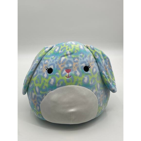 Squishmallows Kelly Toys Elizabella 14 inch Blue Plush Stuffed Toy NEW Rabbit - Picture 8 of 13